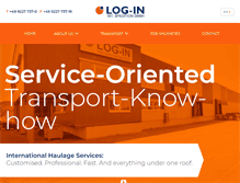 Tablet Screenshot of login-transport.com